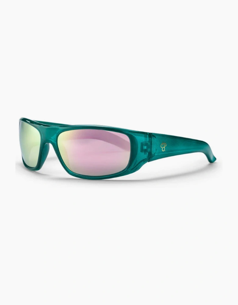CHPO 'Ingemar' Disco Green/Pink Sunglasses