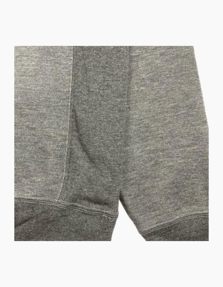 Best Company Melange 1982 Grey Oversized Fleeced Hoodie