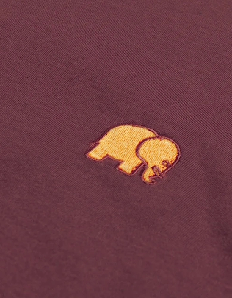 Trendsplant Burgundy Organic Essential Burgundy T-Shirt