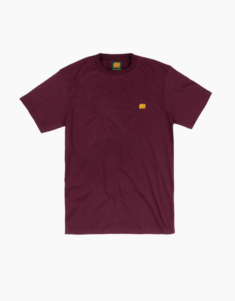 Trendsplant Burgundy Organic Essential Burgundy T-Shirt