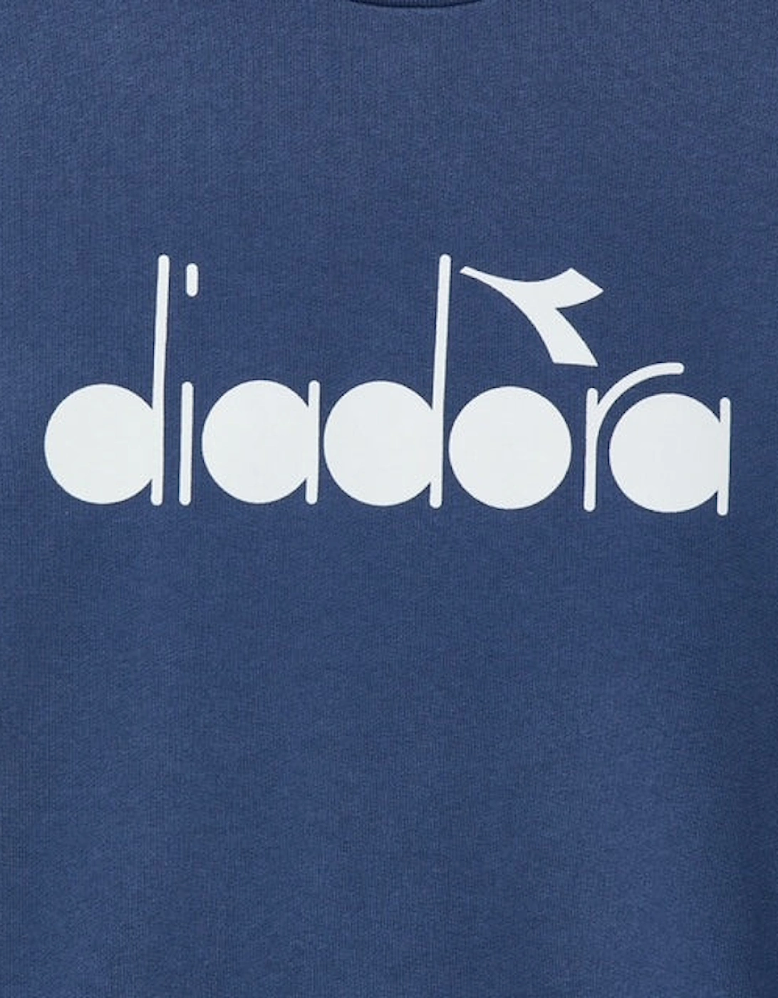 Diadora Logo Blue Denim Sweatshirt