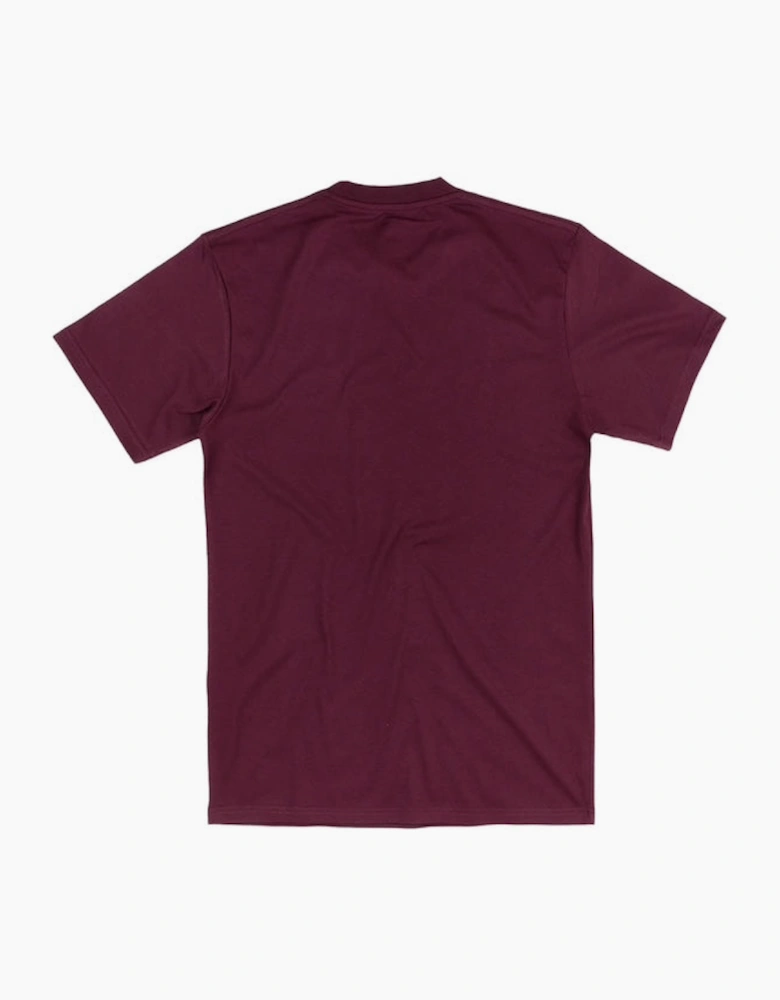Trendsplant Burgundy Organic Essential Burgundy T-Shirt