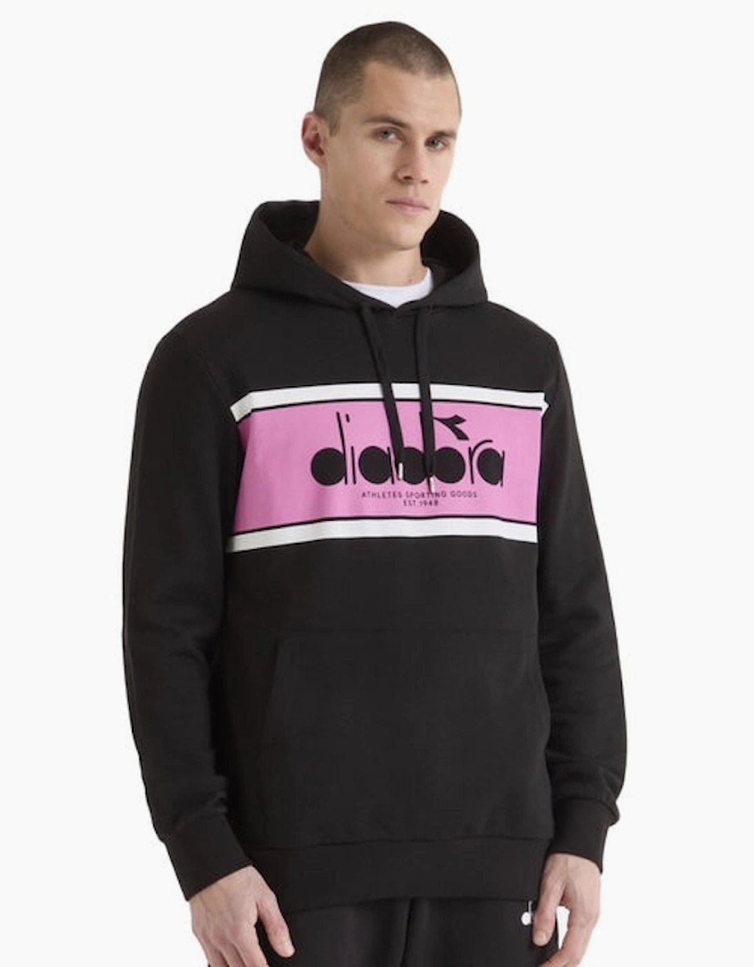 Diadora Logo  Wild PinkHoodie