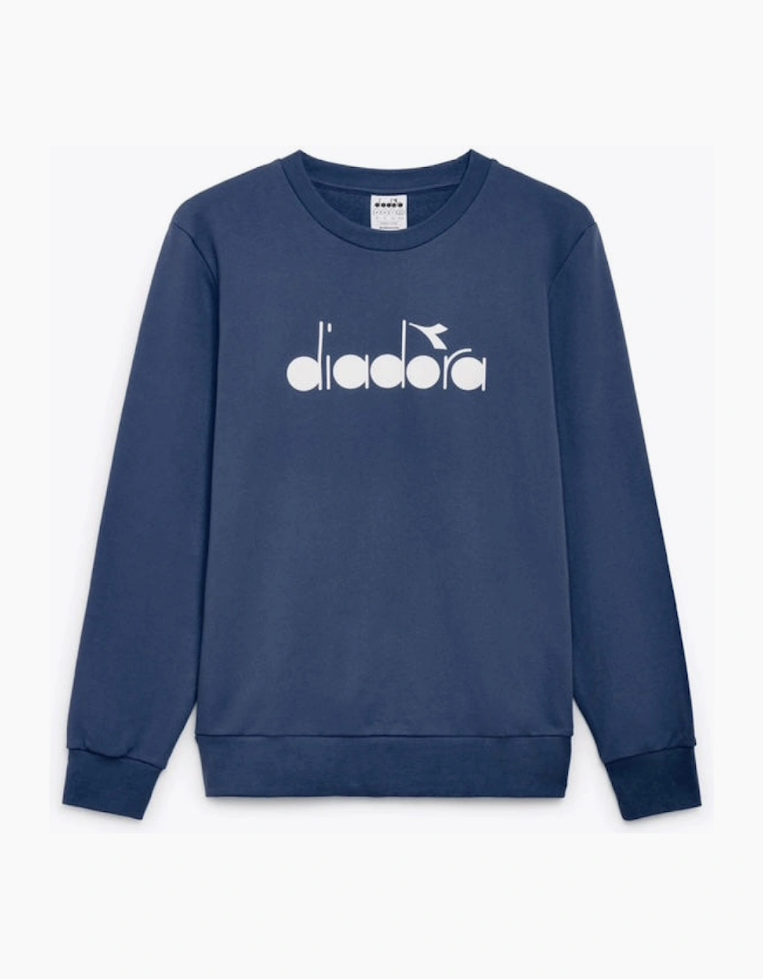 Diadora Logo Blue Denim Sweatshirt, 3 of 2