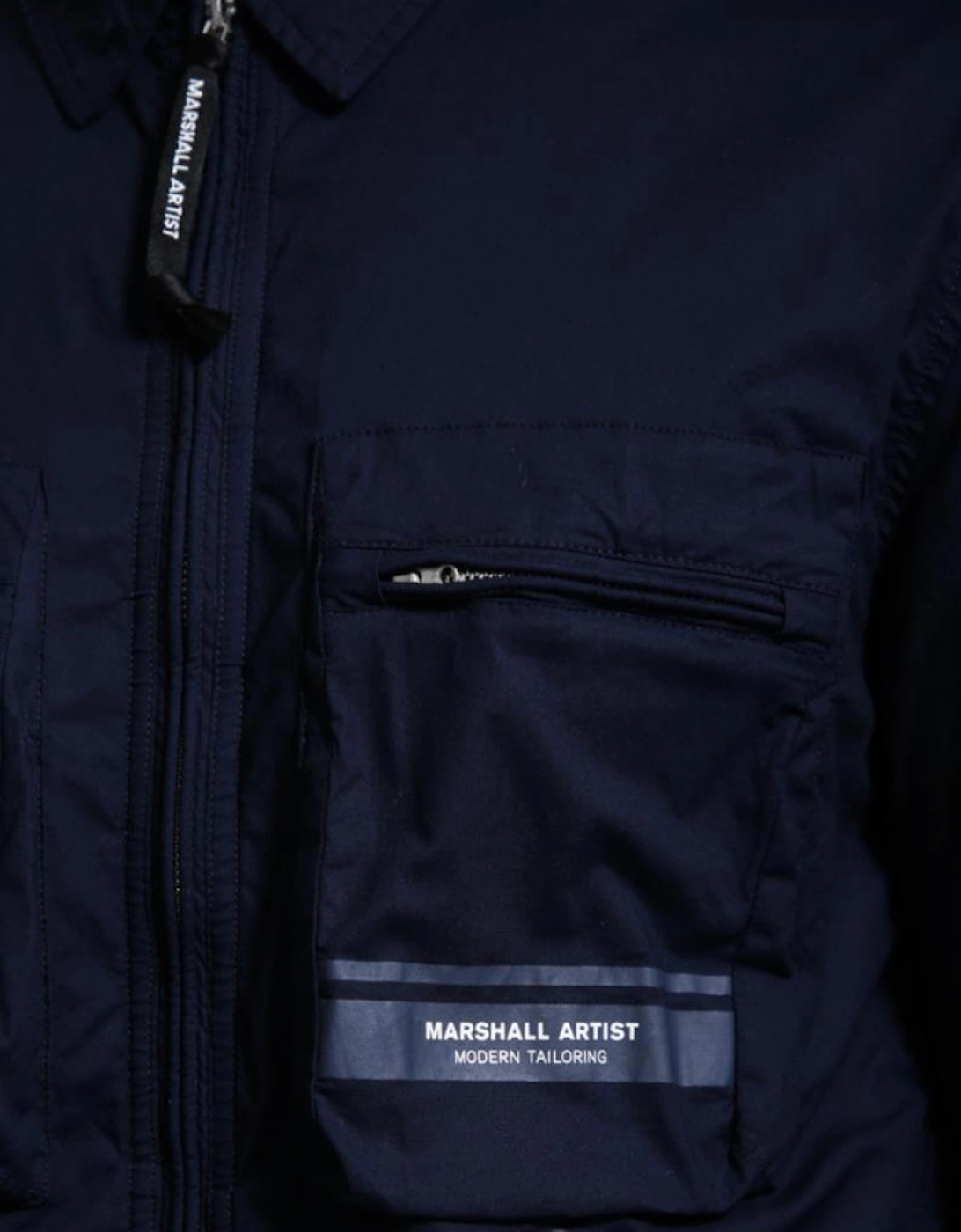 Marshall Artist Seafield Navy Overshirt