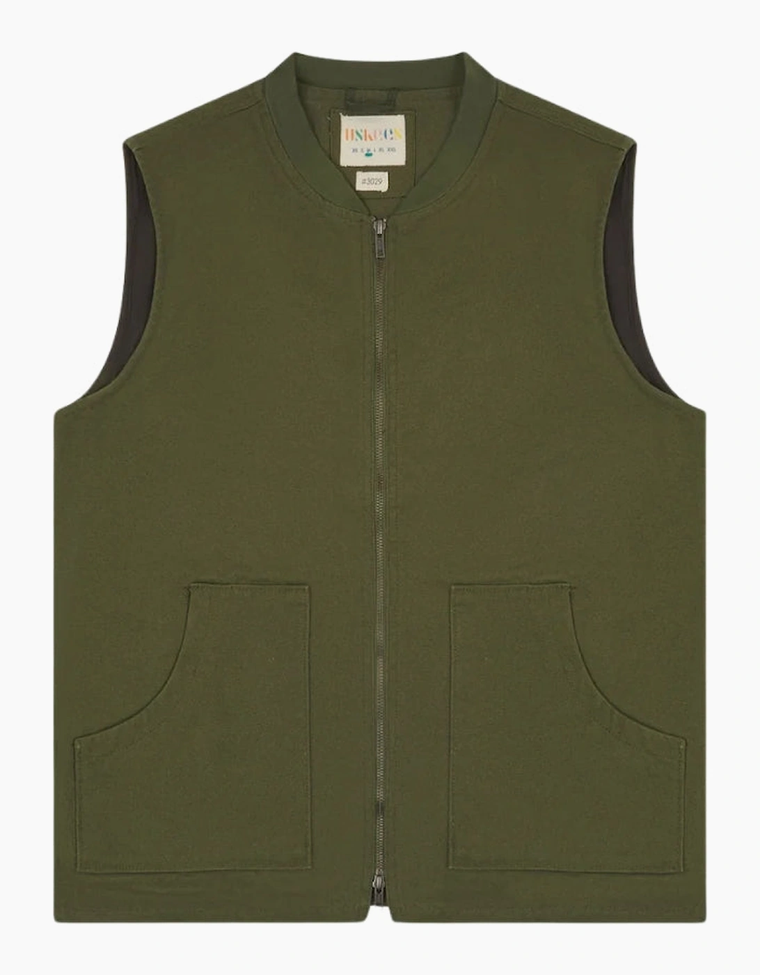 Uskees #3029 Coriander Canvas Vest with Patch Pockets, 5 of 4