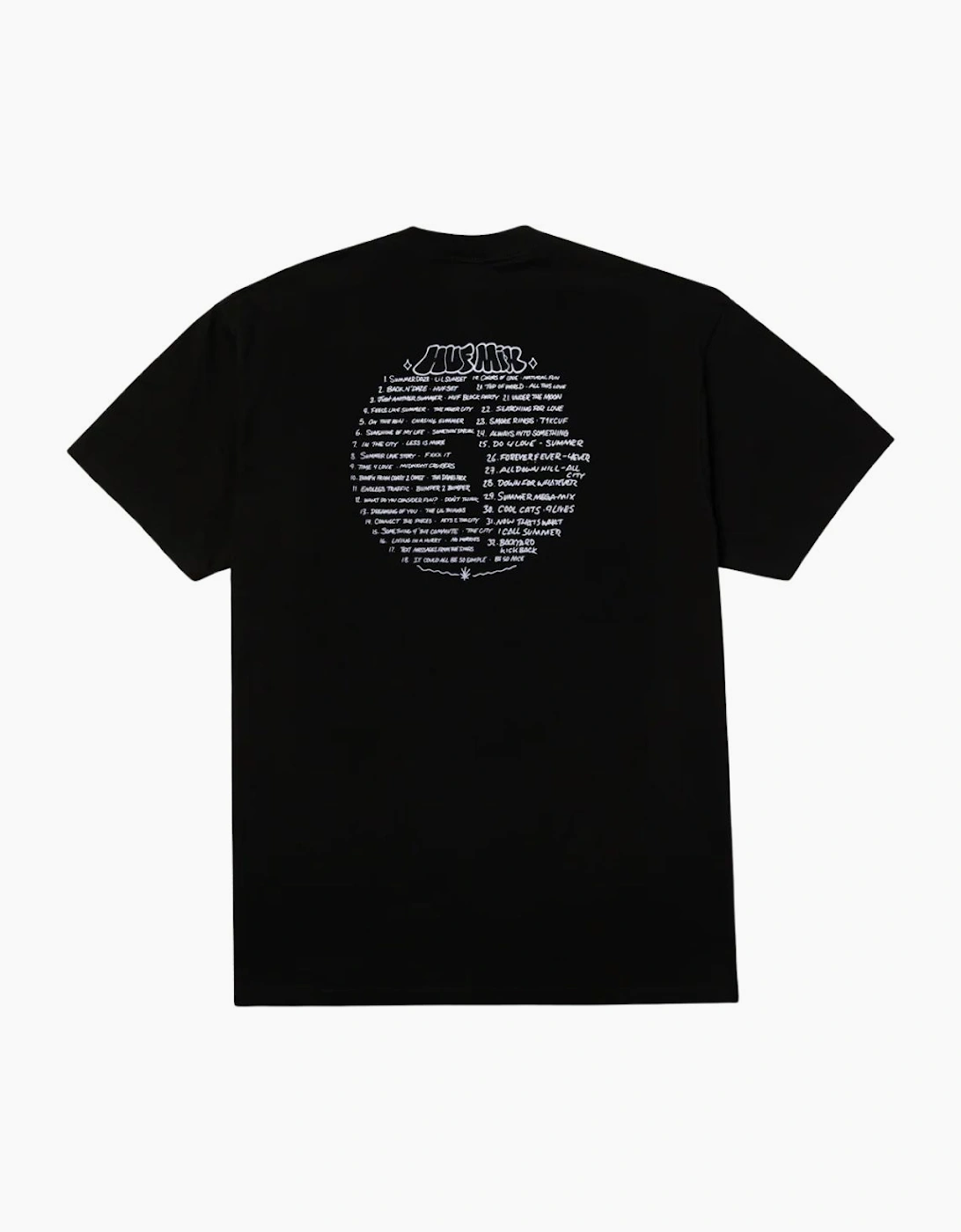 HUF Playlist Black T-Shirt