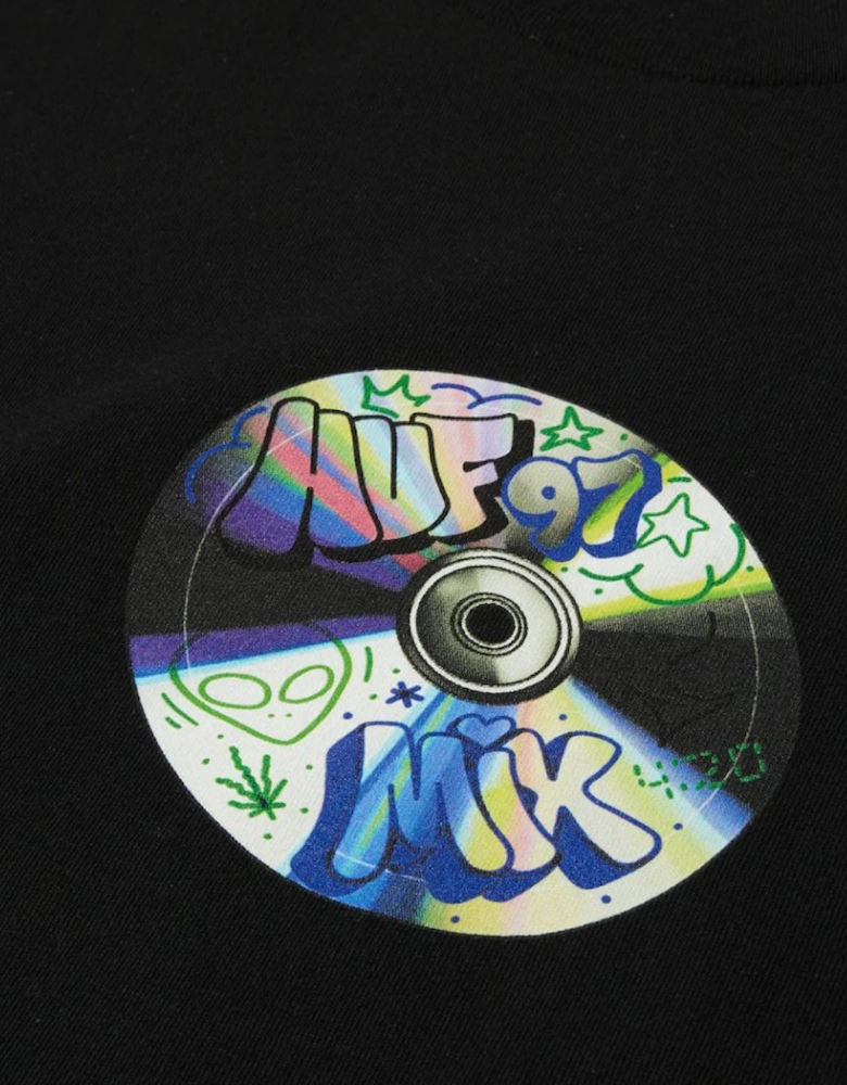 HUF Playlist Black T-Shirt