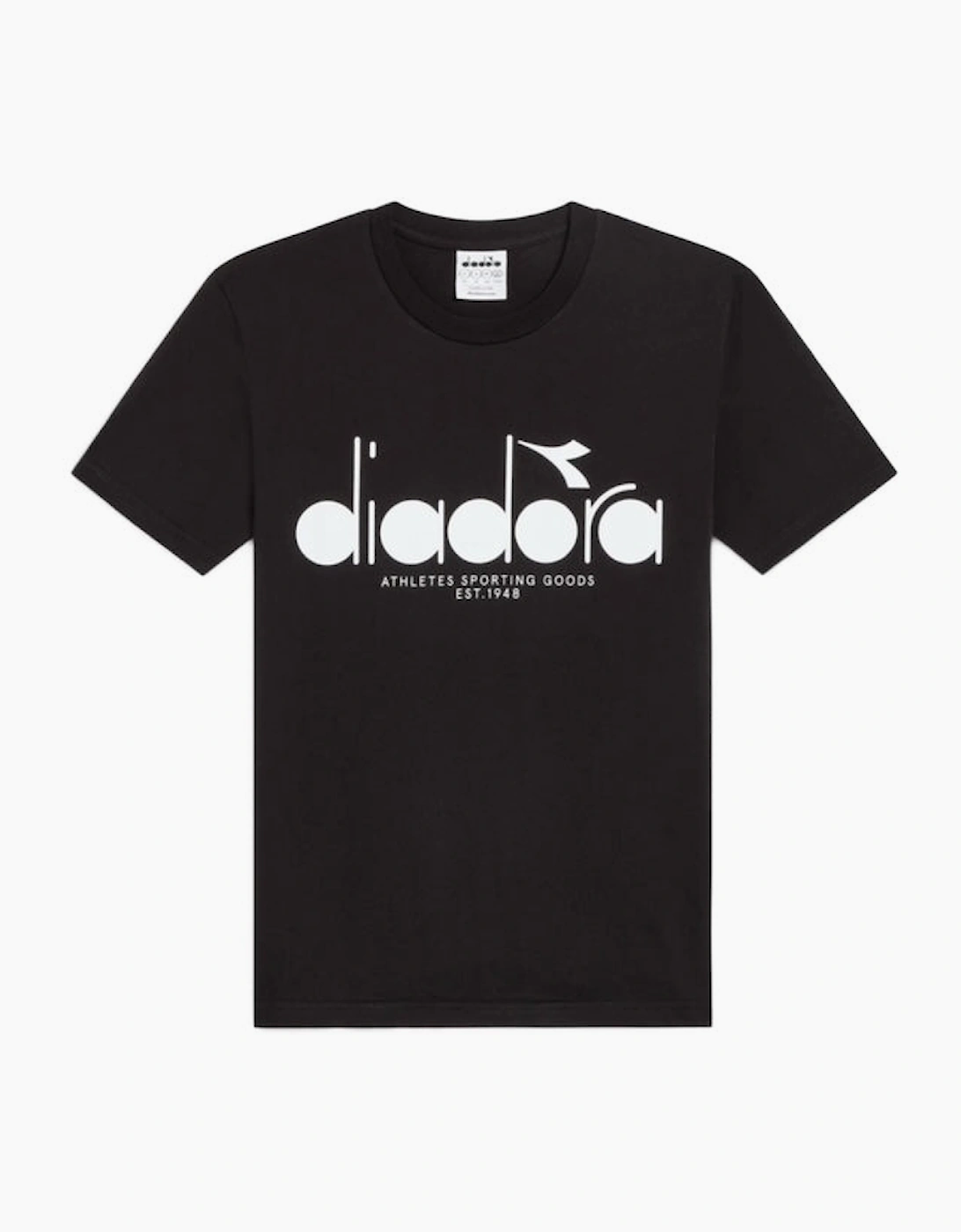 Diadora Logo Black T-Shirt, 3 of 2