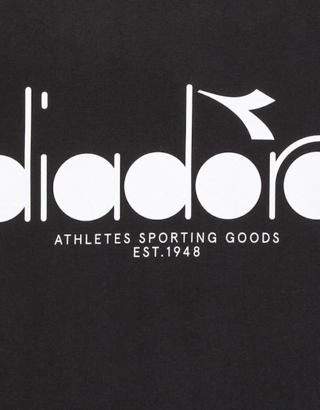 Diadora Logo Black T-Shirt