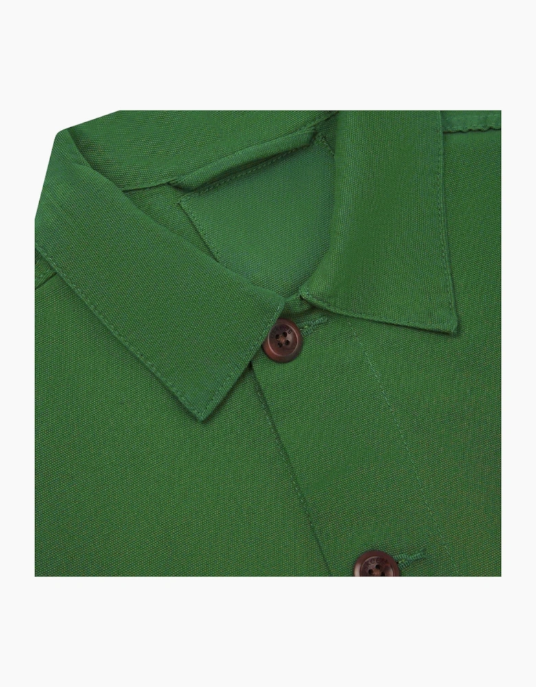 Uskees #3001 Mint Green Buttoned Overshirt