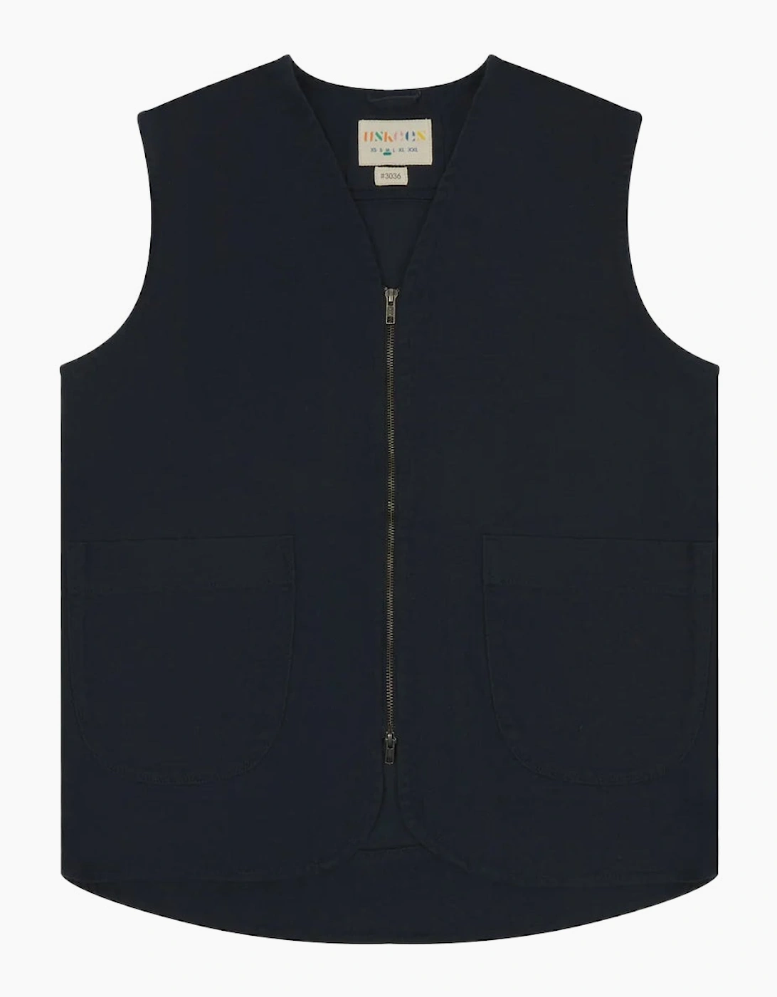 Uskees #3036 Drill Zip-up Blueberry Vest, 3 of 2
