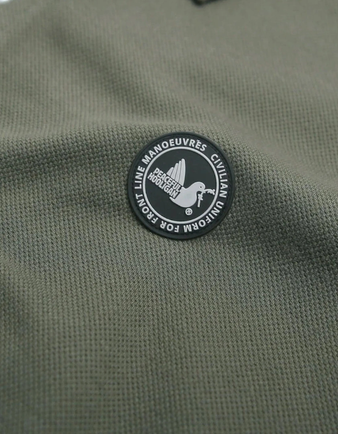 Peaceful Hooligan Cash Olive Polo
