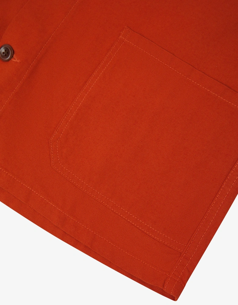 Uskees #3001 Rust Buttoned Overshirt