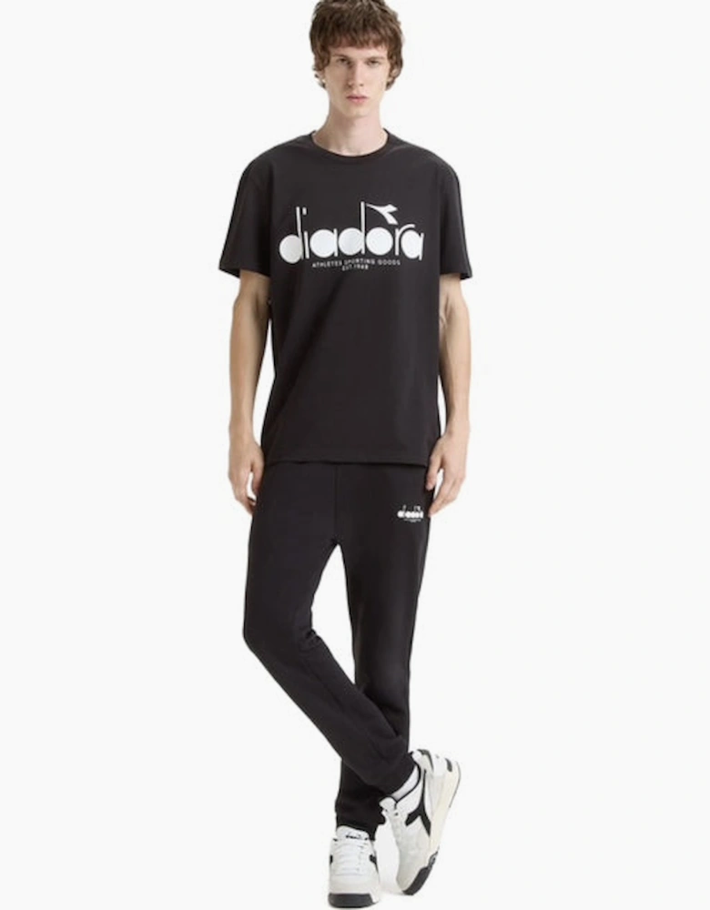 Diadora Logo Black Sweatpants