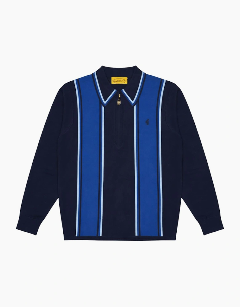 Gabicci Vintage Xander Navy Polo Shirt