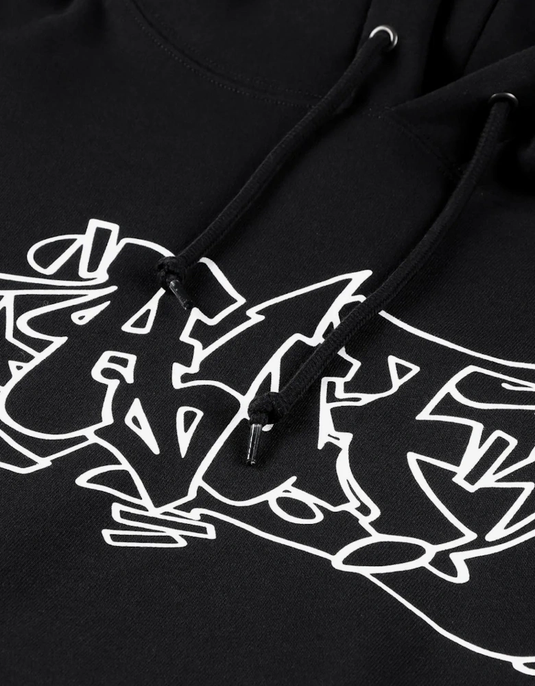 HUF Outlines Black Hoodie