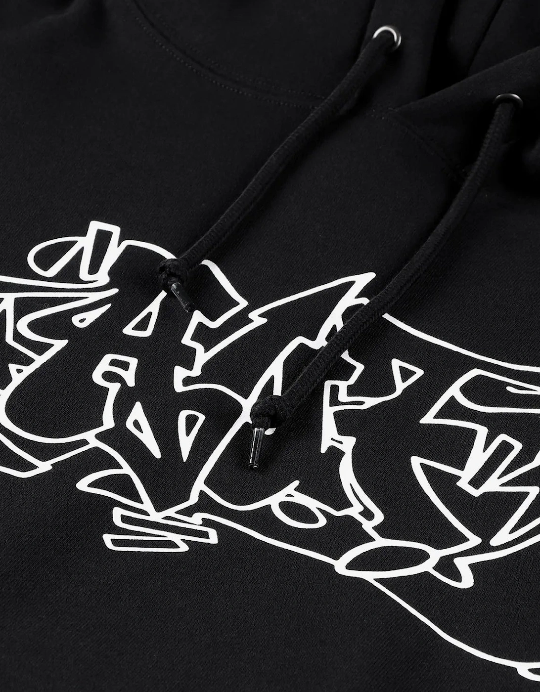 HUF Outlines Black Hoodie