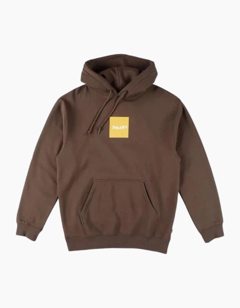 HUF 89 Box Logo Brown Hoodie