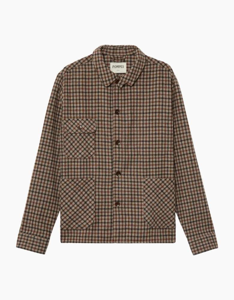 Pompeii Check Wool Chore Jacket