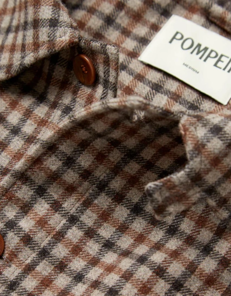 Pompeii Check Wool Chore Jacket