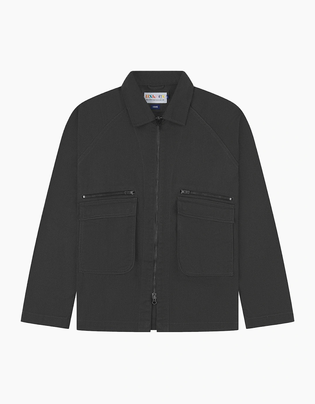 Uskees 3045 Drill Charcoal Field Jacket, 4 of 3