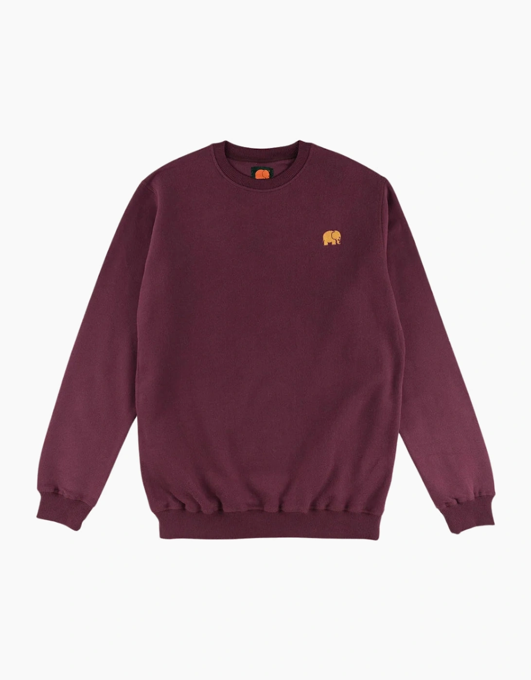 Trendsplant Organic Essential Burgundy Sweatshirt, 4 of 3