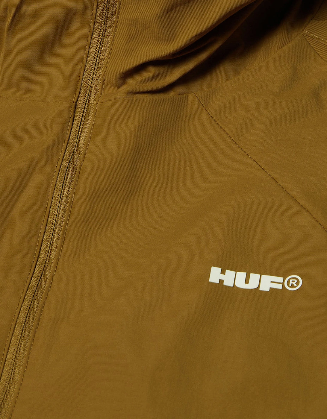 HUF All Caps Rich Brown Shell Jacket