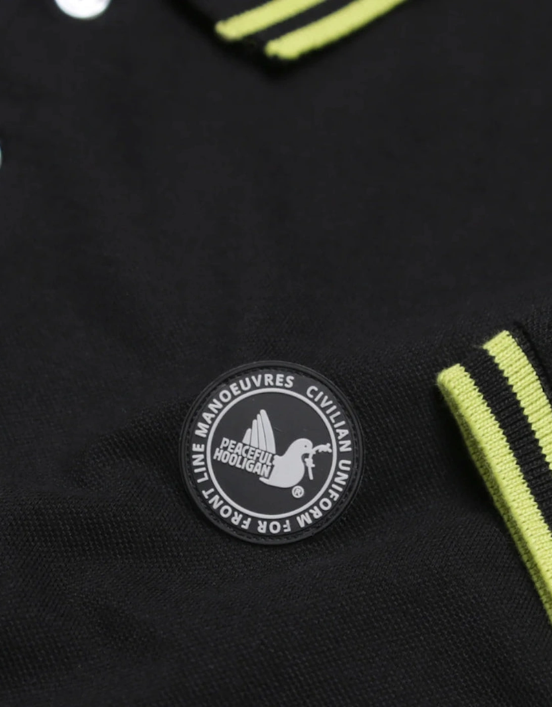 Peaceful Hooligan Peninsula Black Polo