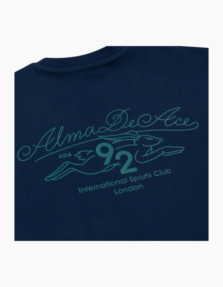 Alma De Ace Hare Sports 92 Navy Blue T-Shirt
