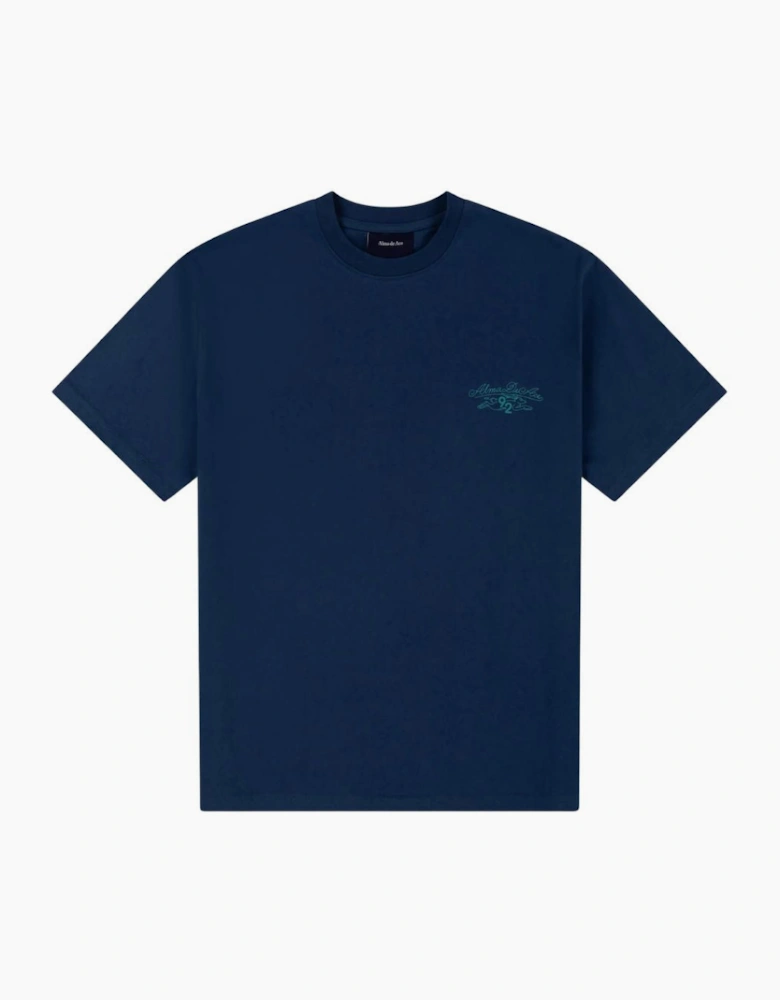 Alma De Ace Hare Sports 92 Navy Blue T-Shirt