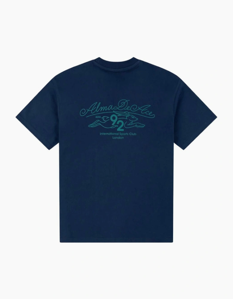 Alma De Ace Hare Sports 92 Navy Blue T-Shirt