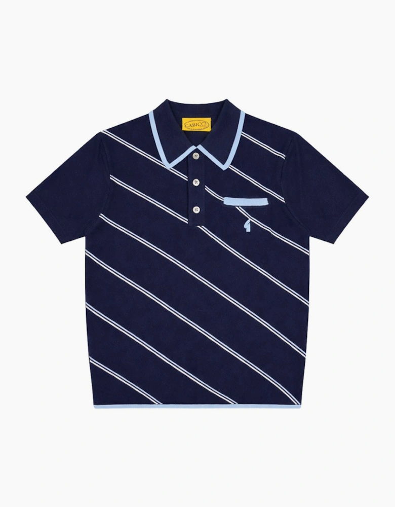 Gabicci Vintage Connett Archive Knit Polo Shirt