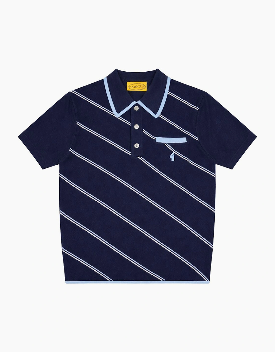 Gabicci Vintage Connett Archive Knit Polo Shirt, 2 of 1