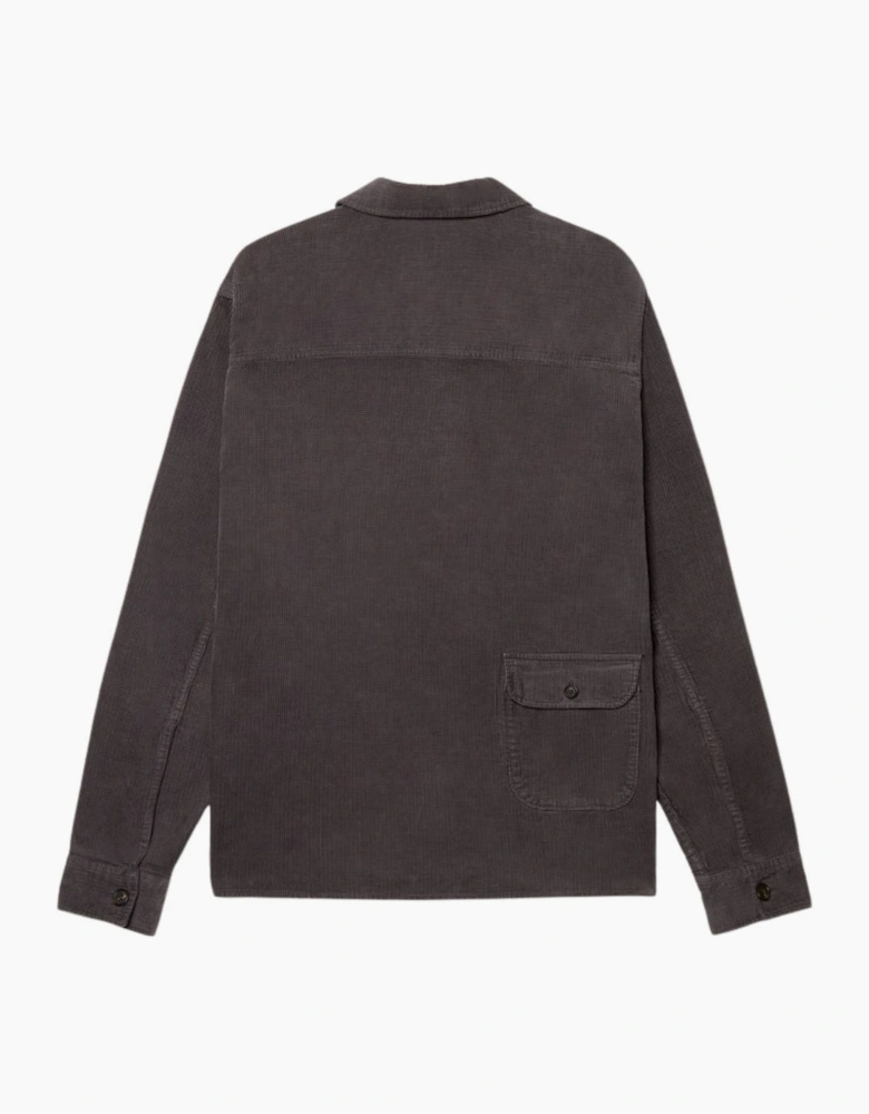 Pompeii Charcoal Grey Waffle Cord Chore Jacket