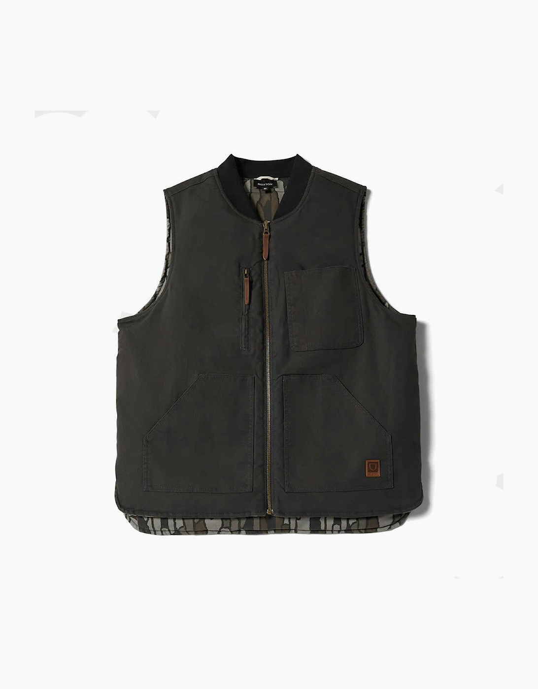 Brixton Builders Abraham Rev Bark Camo Vest, 6 of 5