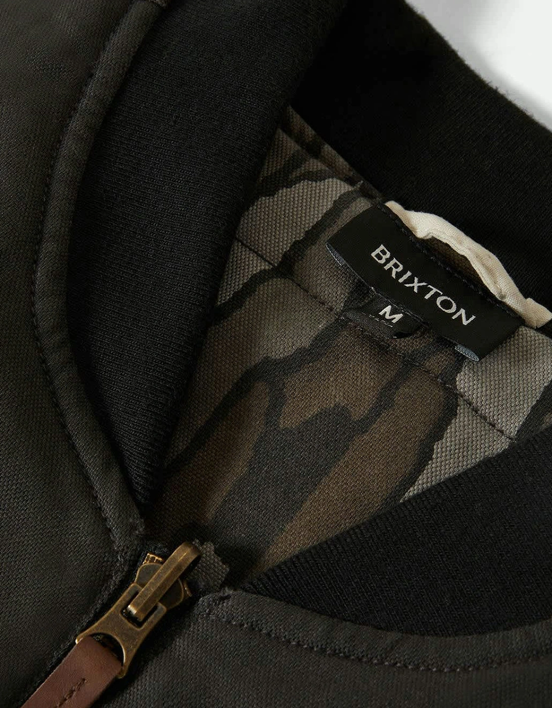Brixton Builders Abraham Rev Bark Camo Vest