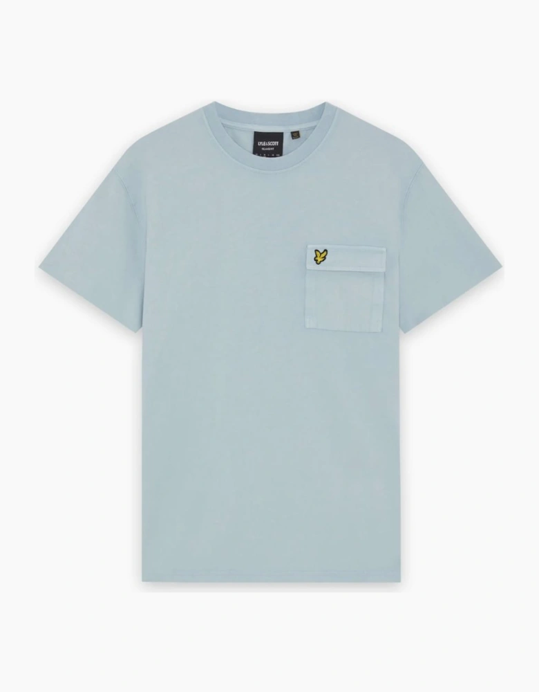 Lyle & Scott Cargo Pocket Opal Blue T-Shirt