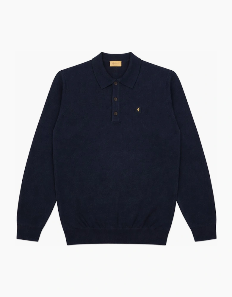 Gabicci Vintage Francesco Navy Polo Shirt