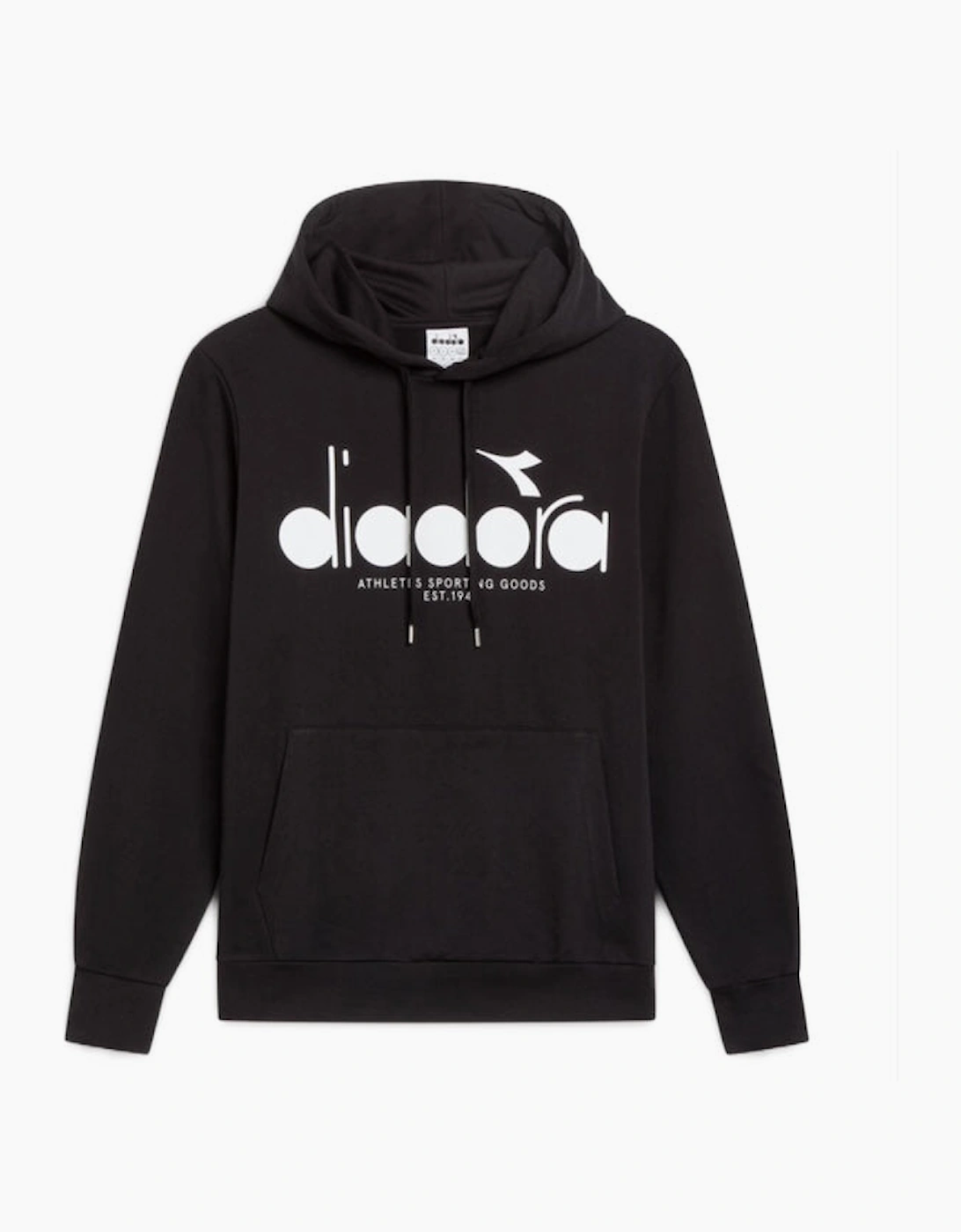 Diadora Logo Black Hoodie, 3 of 2