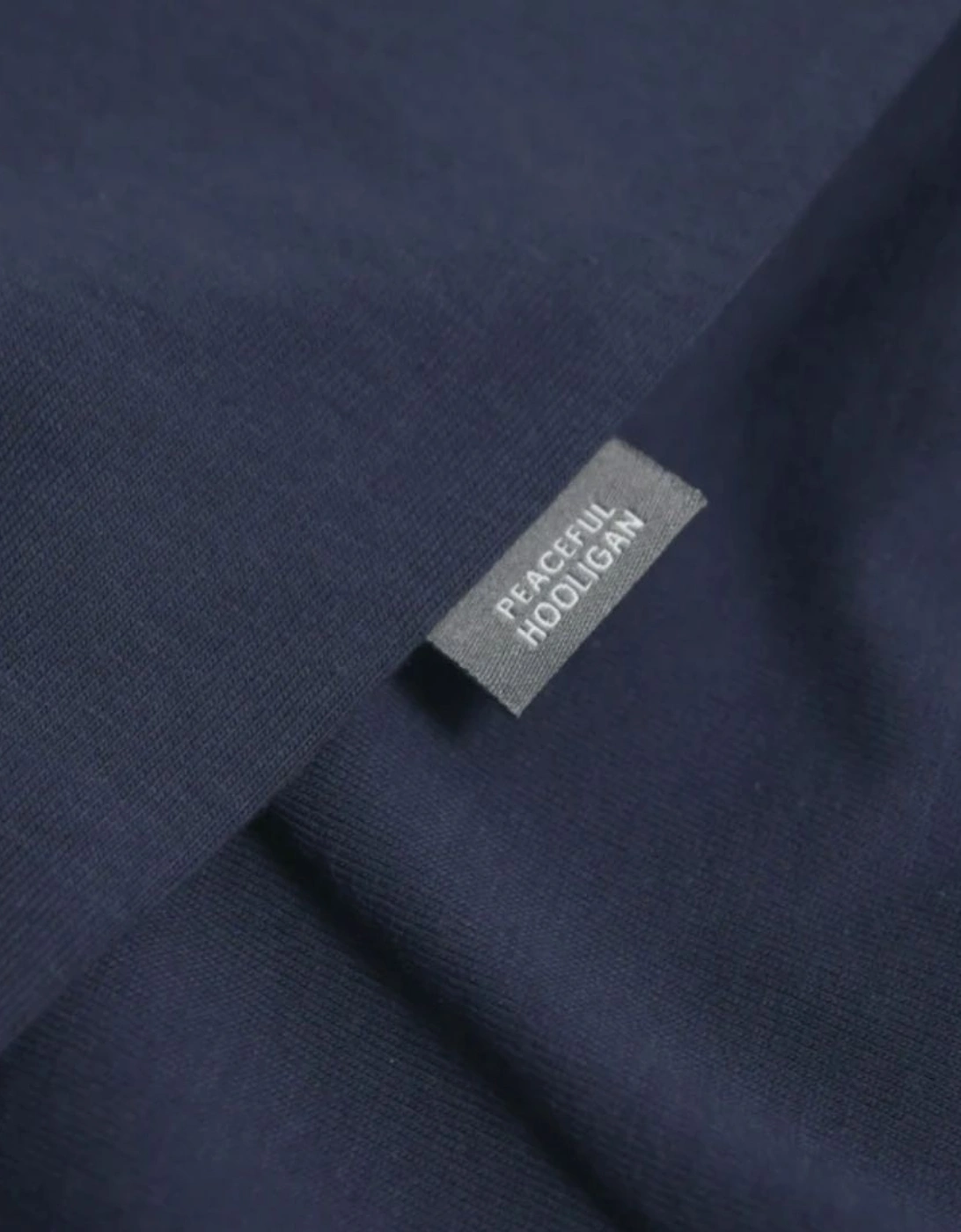 Peaceful Hooligan Outline Navy T-Shirt