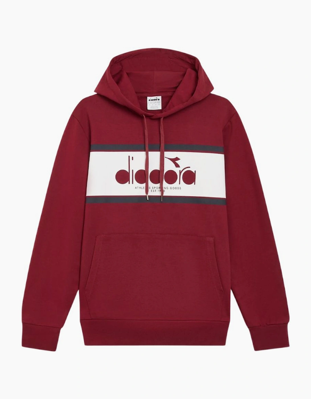 Diadora Logo Empire Red Hoodie, 5 of 4