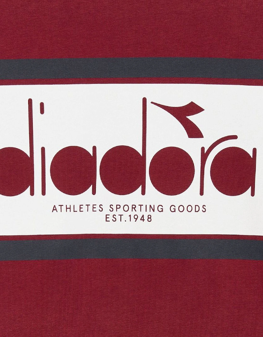 Diadora Logo Empire Red Hoodie