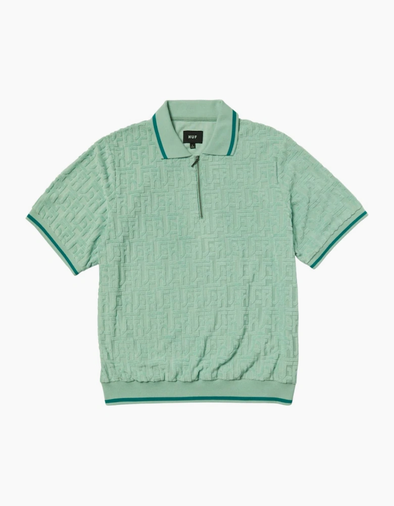 HUF Tether Jacquards Terry Jade Top