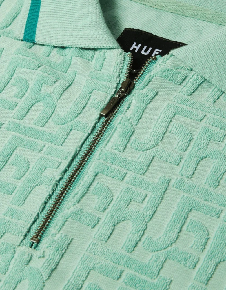 HUF Tether Jacquards Terry Jade Top