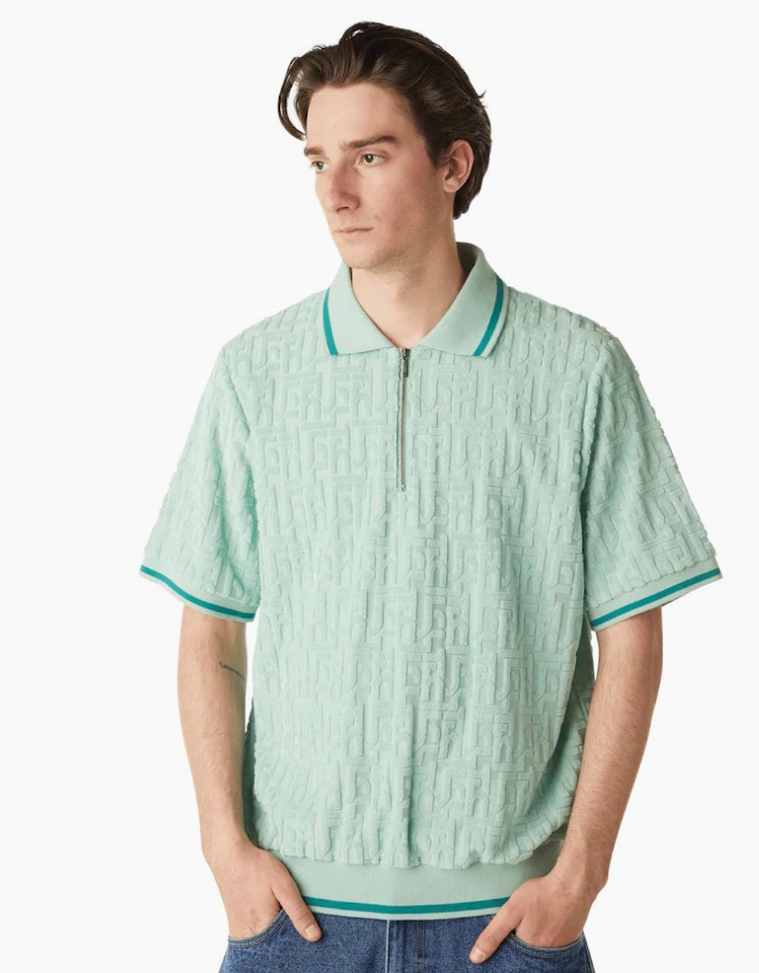 HUF Tether Jacquards Terry Jade Top