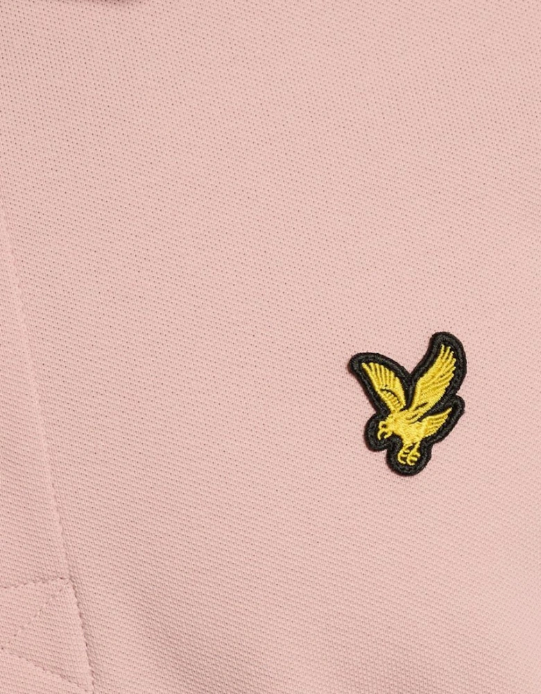 Lyle & Scott Tipped Pink Polo Shirt
