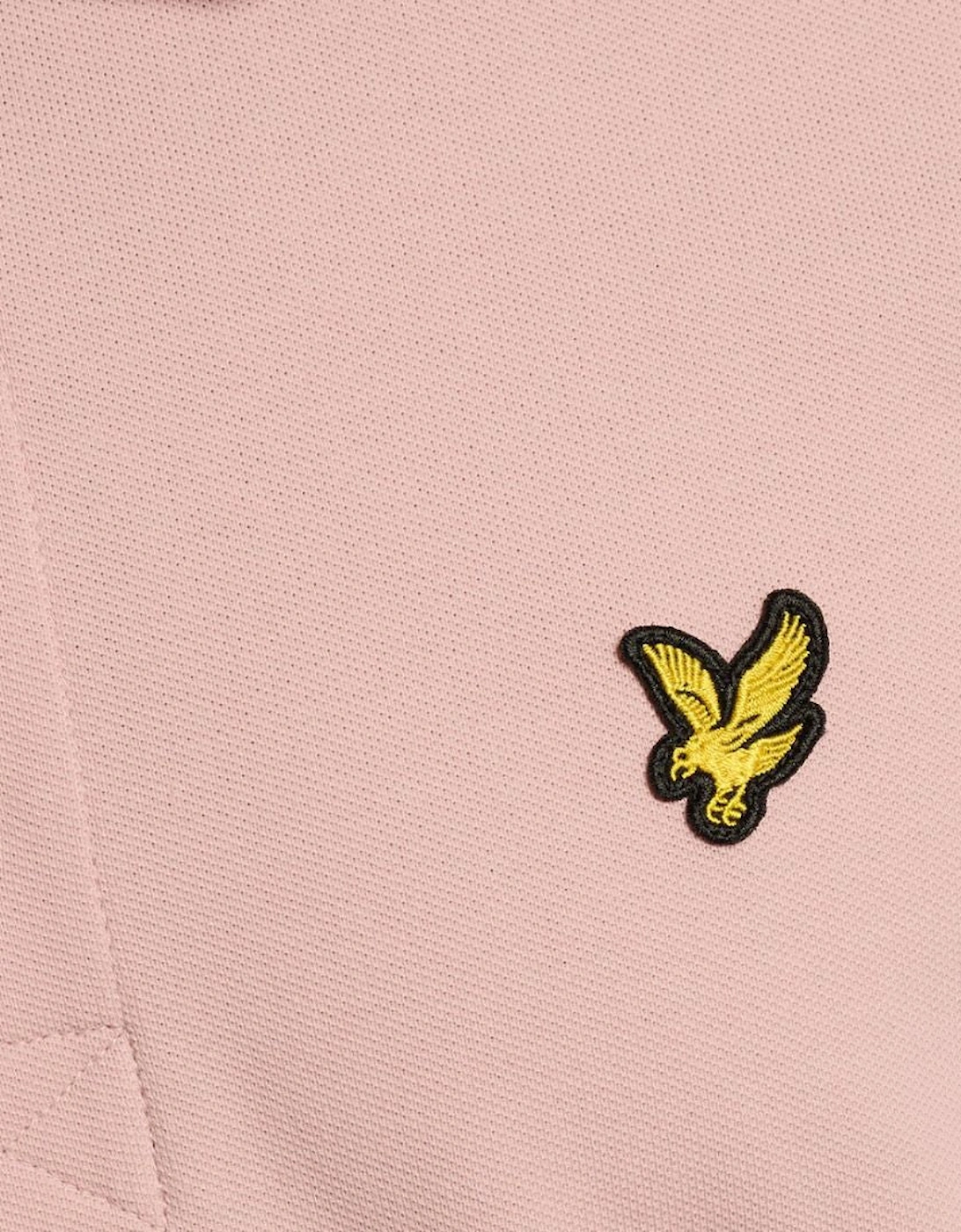 Lyle & Scott Tipped Pink Polo Shirt