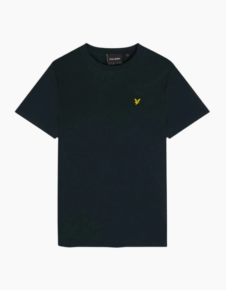 Lyle & Scott Cotton Crew Neck Navy T-Shirt