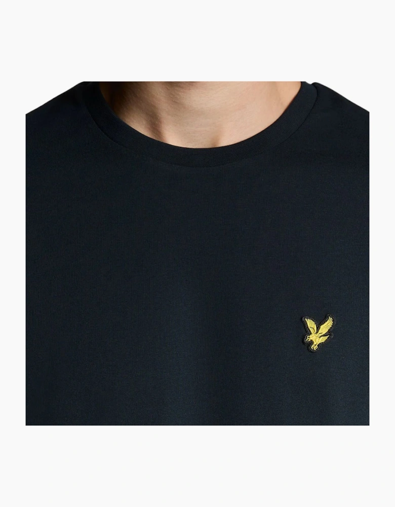 Lyle & Scott Cotton Crew Neck Navy T-Shirt